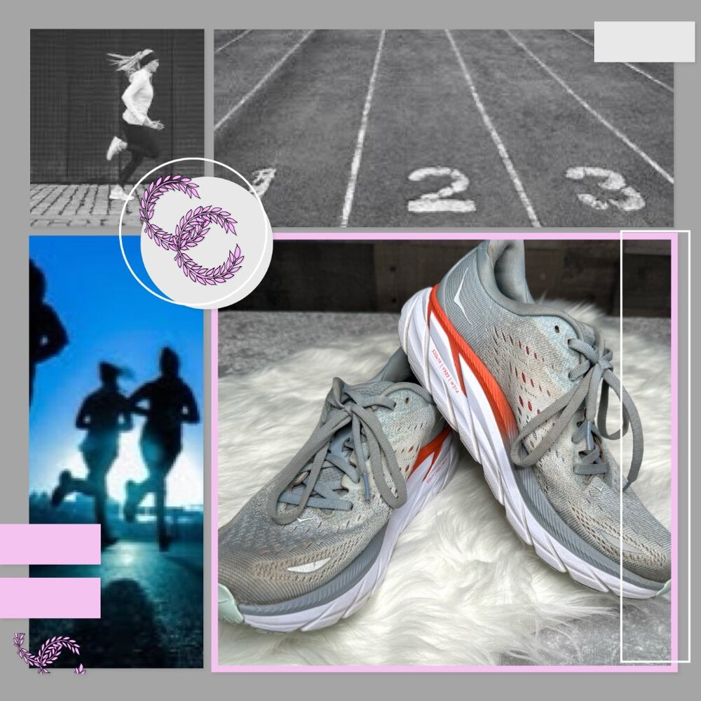 Hoka One One Clifton 8 Size 9.5 Blue Fog - Picture 12 of 14